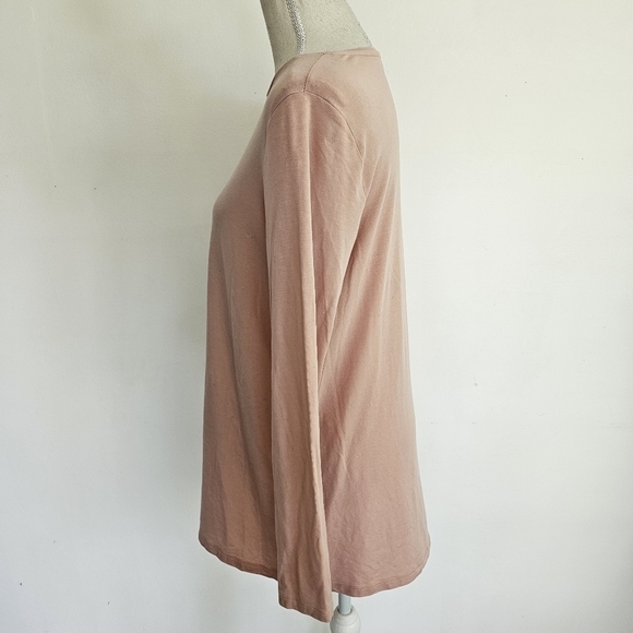 Eileen Fisher Fine Jersey Crew Neck Top - Picture 7 of 11